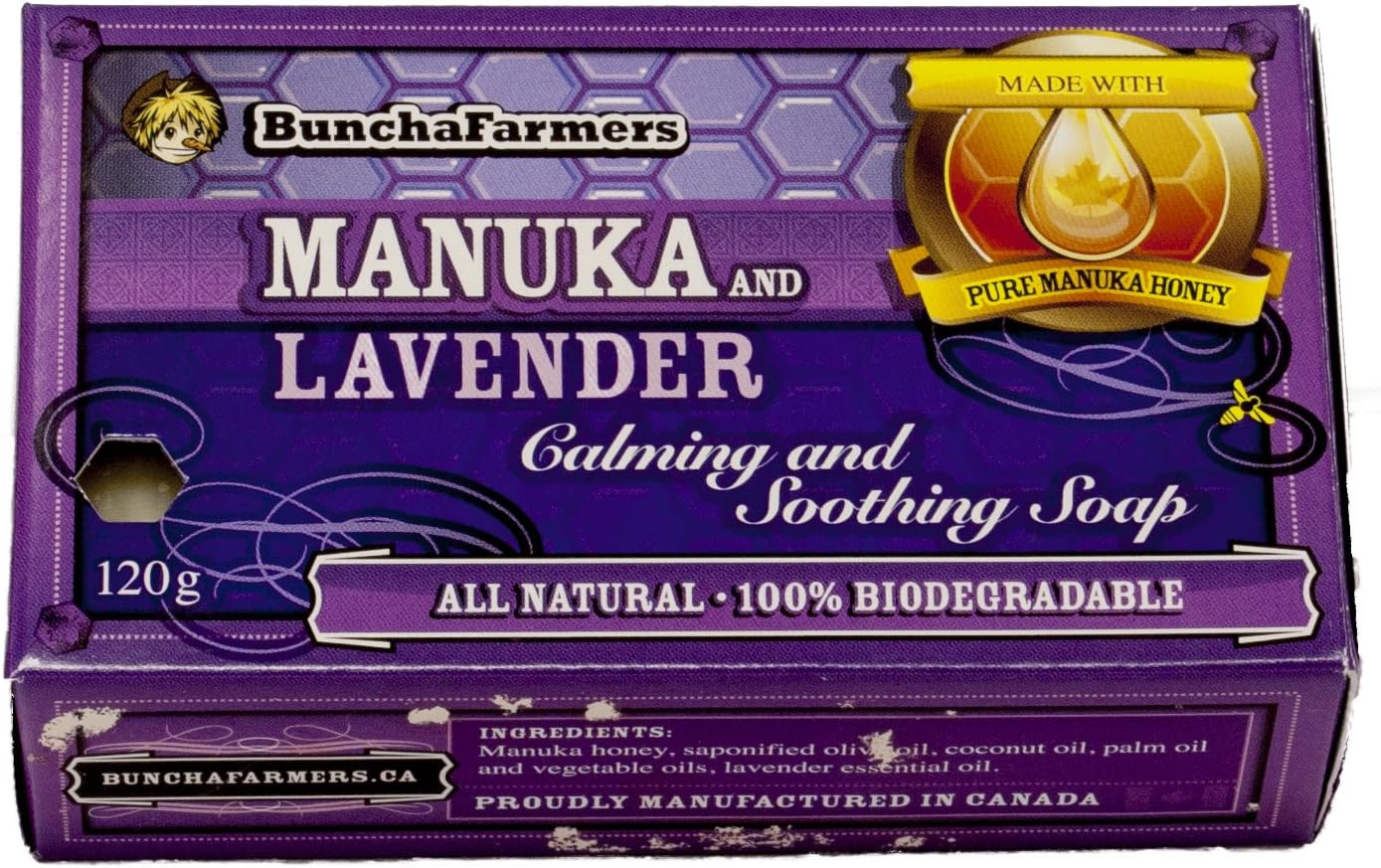 BunchaFarmers - Manuka Honey Hand & Body Soap - Lavender
