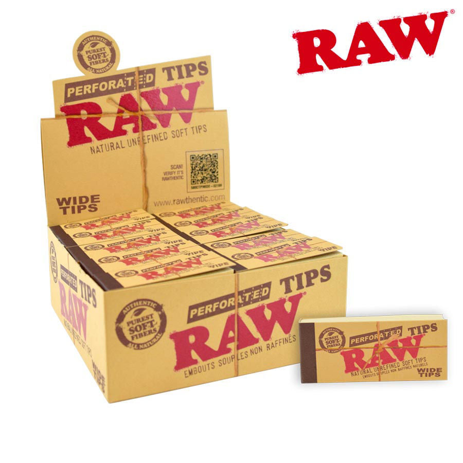 RAW TIPS - WIDE PERFORATED