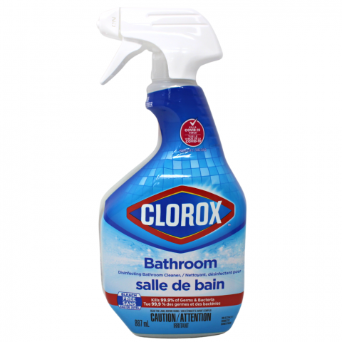 CLOROX SPRAY 887ML BATHROOM CLEANER (B) /R14