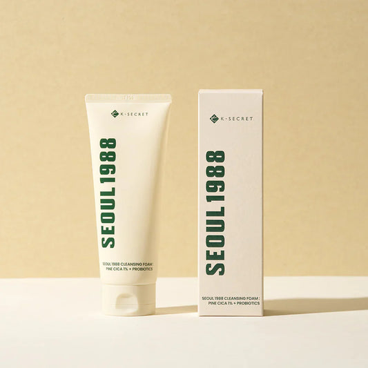 K-SECRET SEOUL 1988 Cleansing Foam : Pine Cica 1% + Probiotics 150ml
