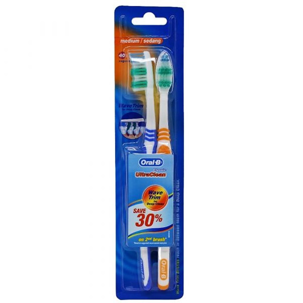 ORAL-B T/B MEDIUM CLASSIC ULTRA CLEAN/96
