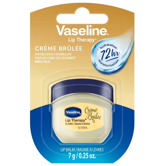 VASELINE LIP THERAPY 7G TUB CREME BRULEE (B)/32