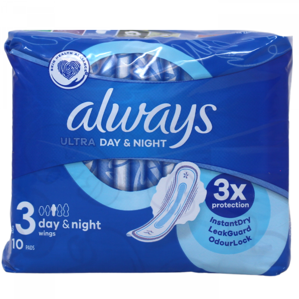 ALWAYS ULTRA 10CT SIZE3 DAY&NIGHT/16