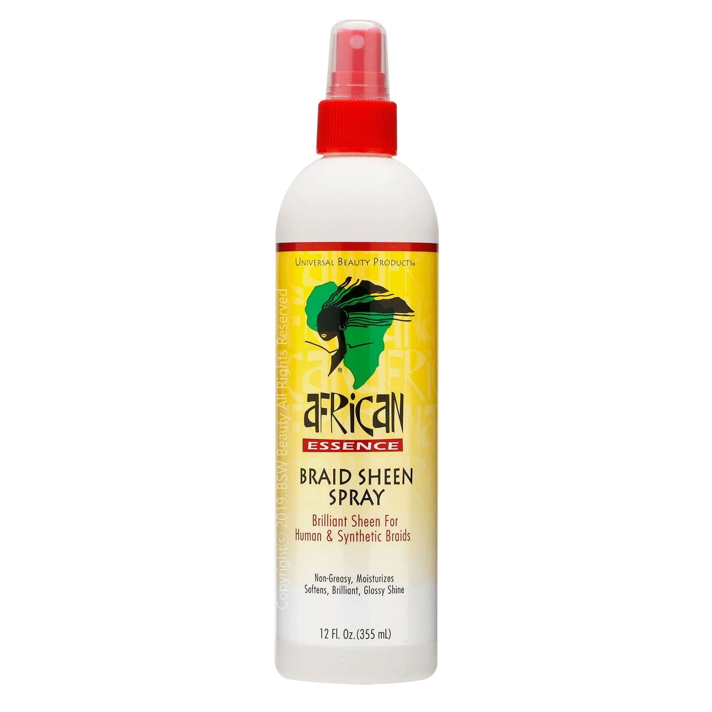 AFRICAN ESSENCE Braid Sheen Spray (12oz)