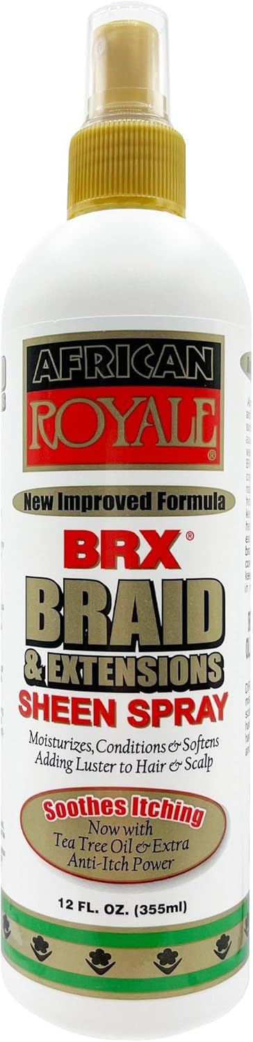 AFRICAN ROYALE BRX Braid & Extensions Sheen Spray (12oz)