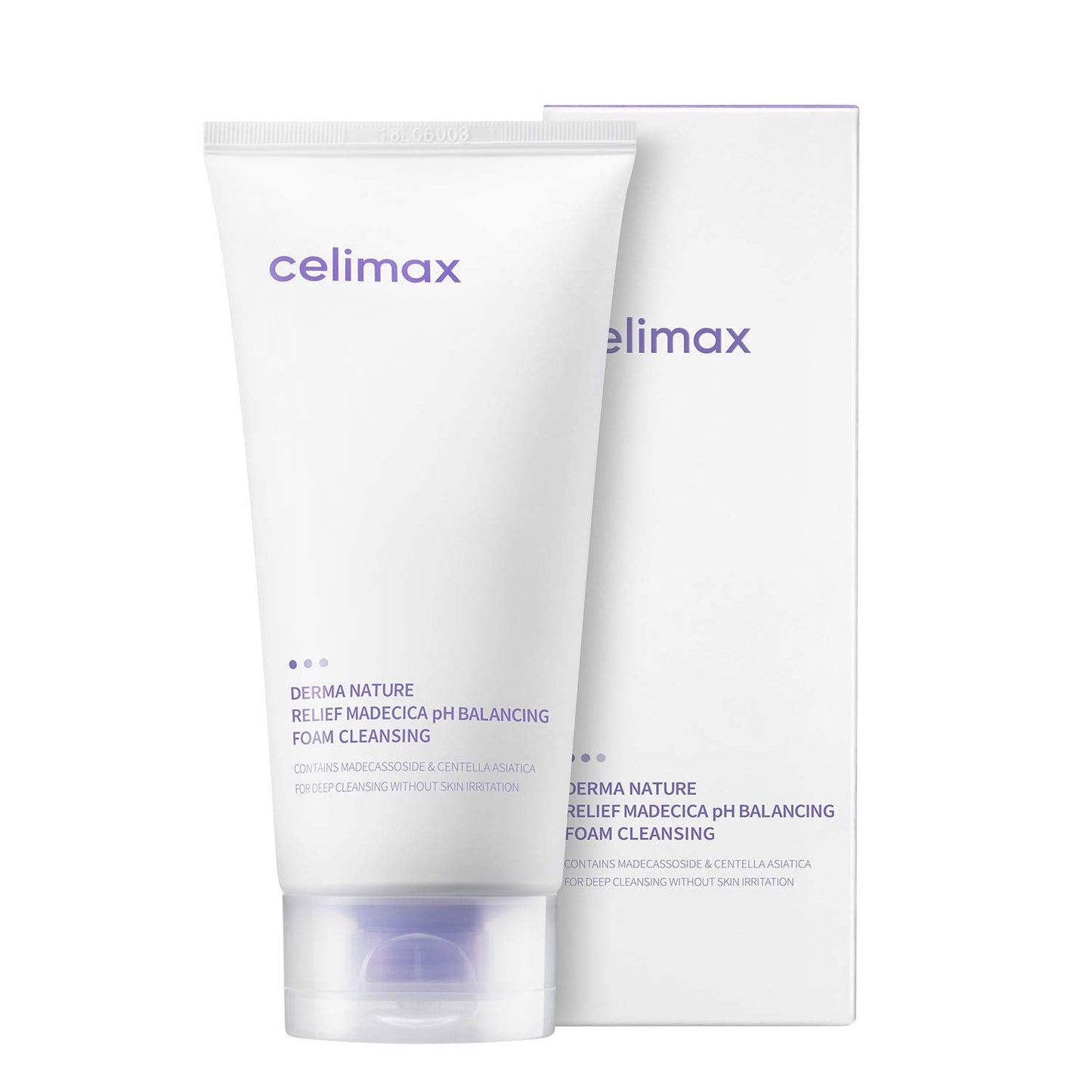 Celimax Derma Nature Relief Madecica pH Balancing Foam Cleansing
