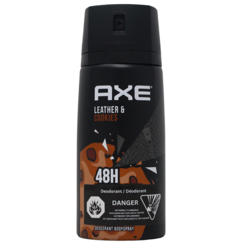 AXE SPRAY 150ML LEATHER & COOKIES/12