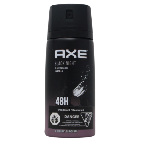 AXE SPRAY 150ML BLACK NIGHT/12