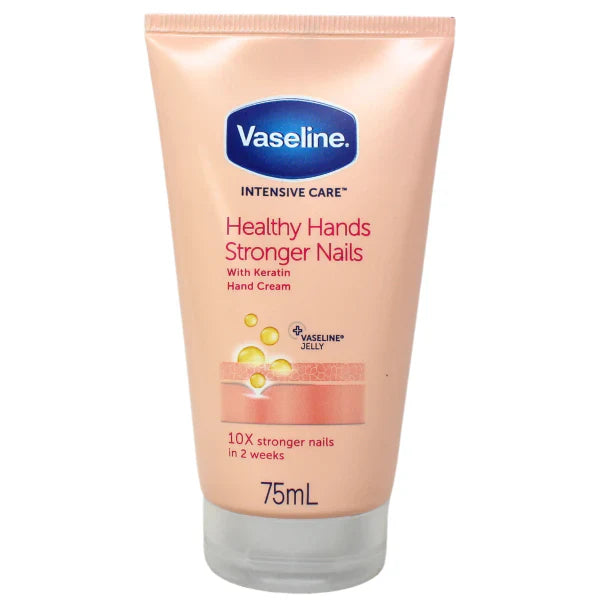 VASELINE HAND CREAM 75ML HEALTHY HANDS W/ KERATIN/6