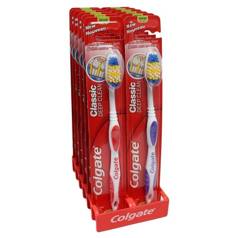 COLGATE T/B MEDIUM CLASSIC DEEP CLEAN/72