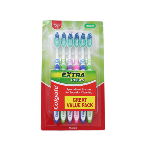 COLGATE T/B 6CT EXTRA CLEAN/36