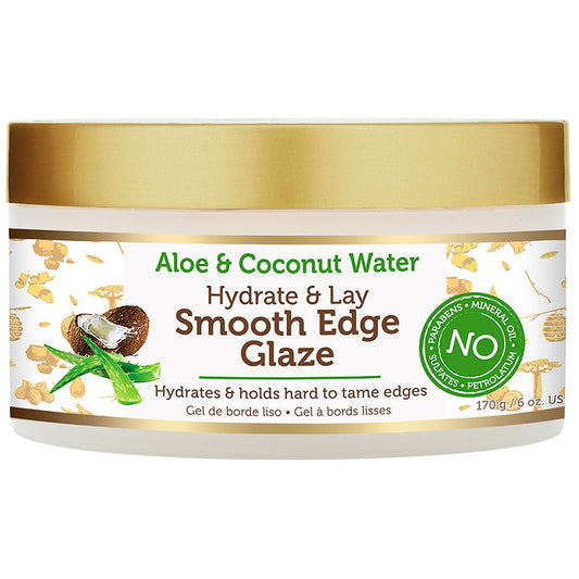AFRICAN PRIDE Aloe & Coconut Water Smooth Edge Glaze (6oz)