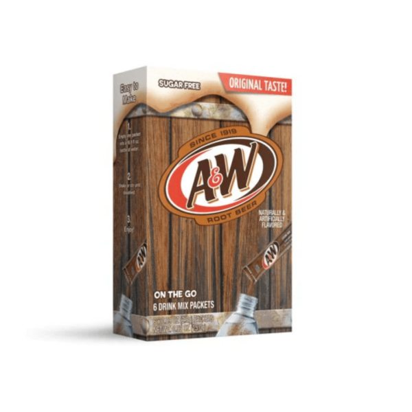 A&W Single To Go Sugar Free Root Beer 12