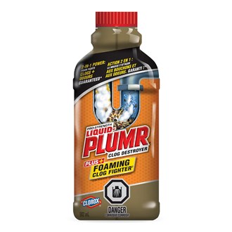 CLOROX LIQUID PLUMR Clog Destroyer + Foaming Clog Fighter (502ML)