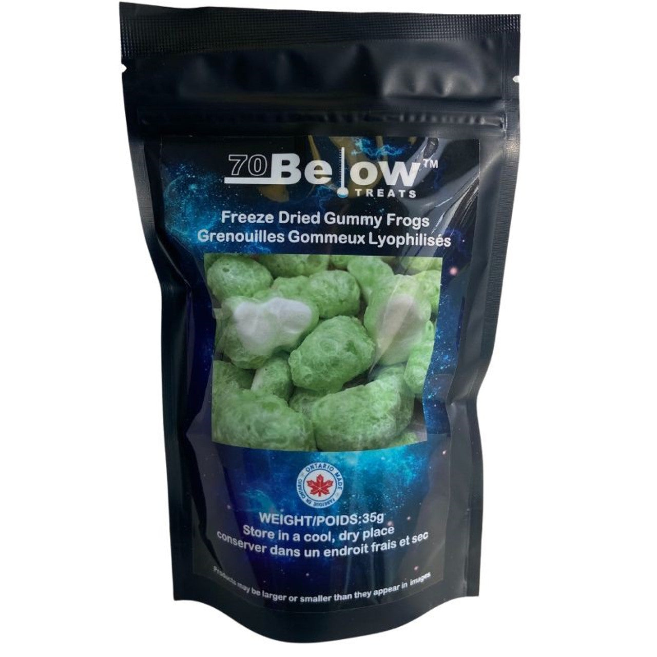 70 Below Treats Freeze Dried Frogs 12x35g
