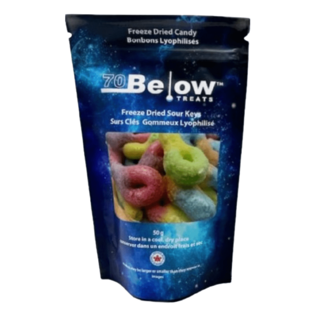 70 Below Treats Freeze Dried Sour Keys 12x50g