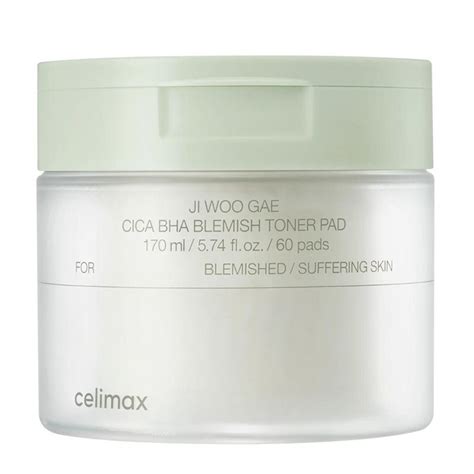 Celimax Ji Woo Gae Cica BHA Blemish Toner Pad